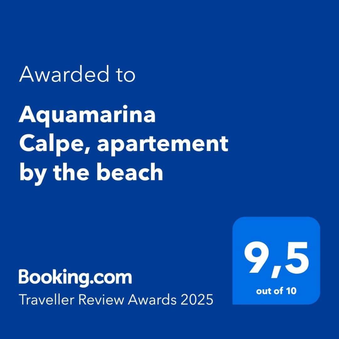Aquamarina I Calpe, Apartement By The Beach Bagian luar foto